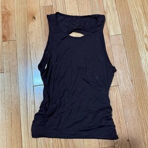 Black Sleeveless Women's Top